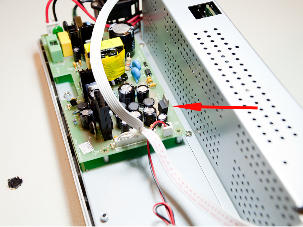 Fan voltage regulator of Hantek DSO5000 oscilloscope