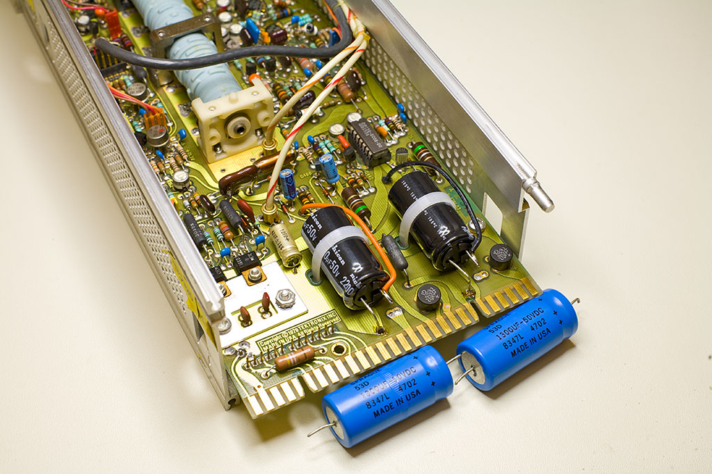 Tektronix AM503 Current Probe Amplifier with Power Capacitors Replaced