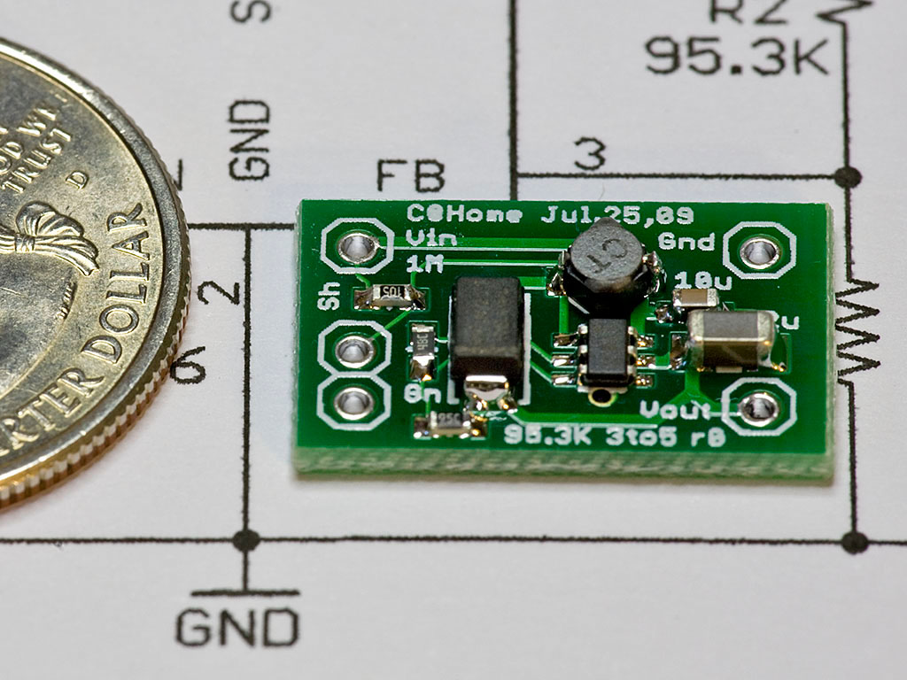3.3V to 5V DC-DC boost converter